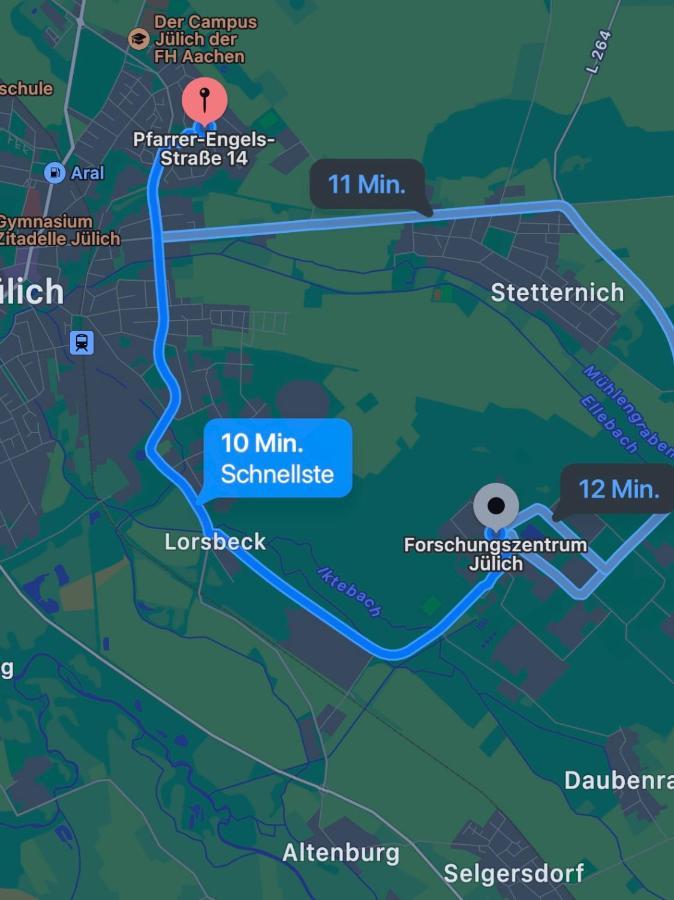 Ruhiges Juwel: Frisch Renoviert 100 Qm Leilighet Jülich Eksteriør bilde
