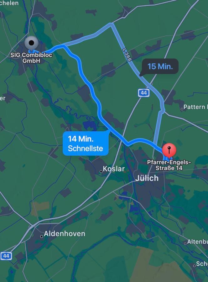 Ruhiges Juwel: Frisch Renoviert 100 Qm Leilighet Jülich Eksteriør bilde