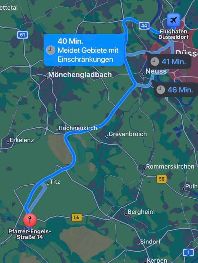 Ruhiges Juwel: Frisch Renoviert 100 Qm Leilighet Jülich Eksteriør bilde